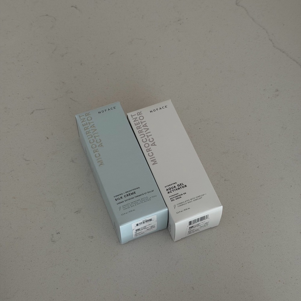 NuFace Microcurrent Activator Set - Silk Crème & Aqua Gel